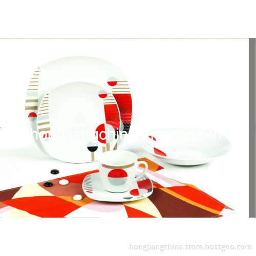Flower Decor Tableware